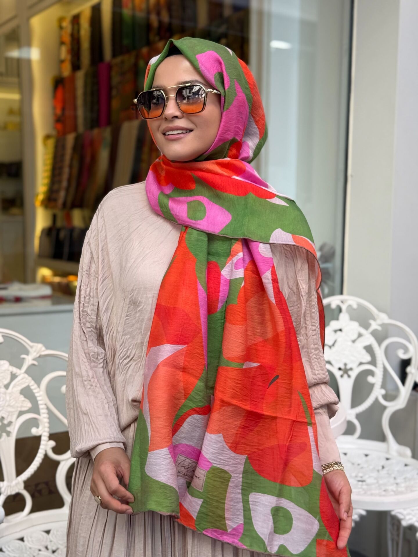 LA BOUTİQUE YAZ SERİNLİĞİ ŞAL 70X190