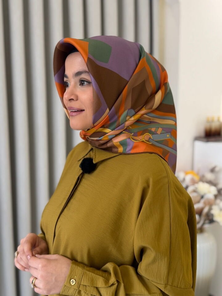 BELLİ TWİLL İPEK EŞARP