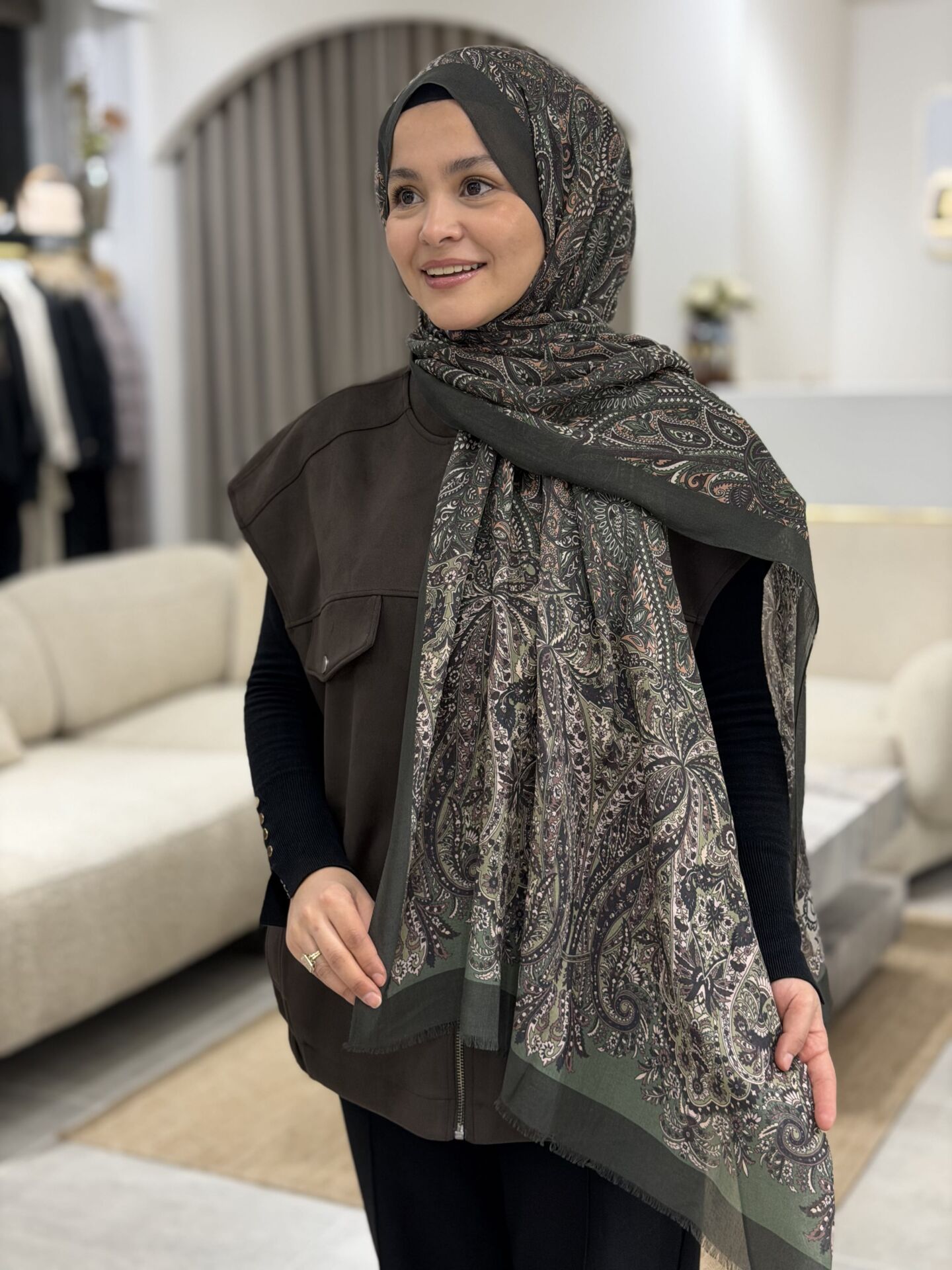 YAQA LİNDA KAŞMİR ŞAL 70X200