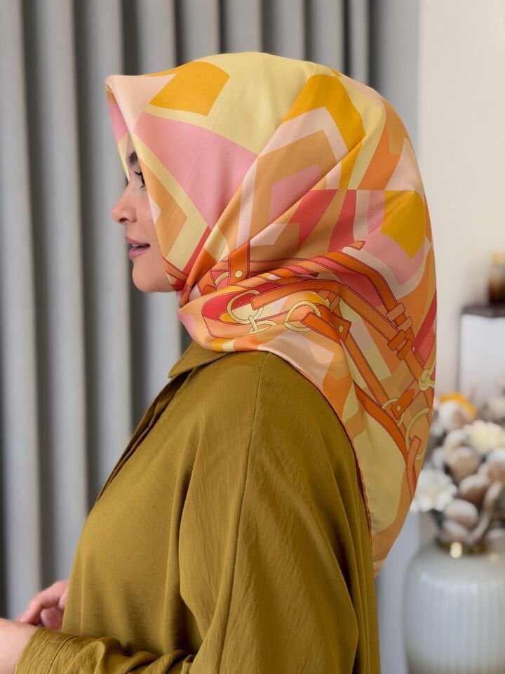 BELLİ TWİLL İPEK EŞARP