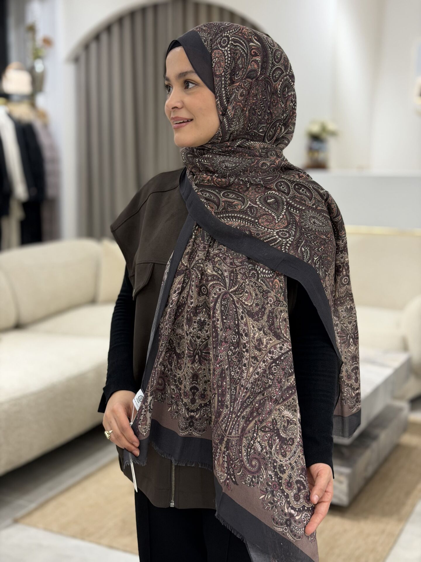 YAQA LİNDA KAŞMİR ŞAL 70X200