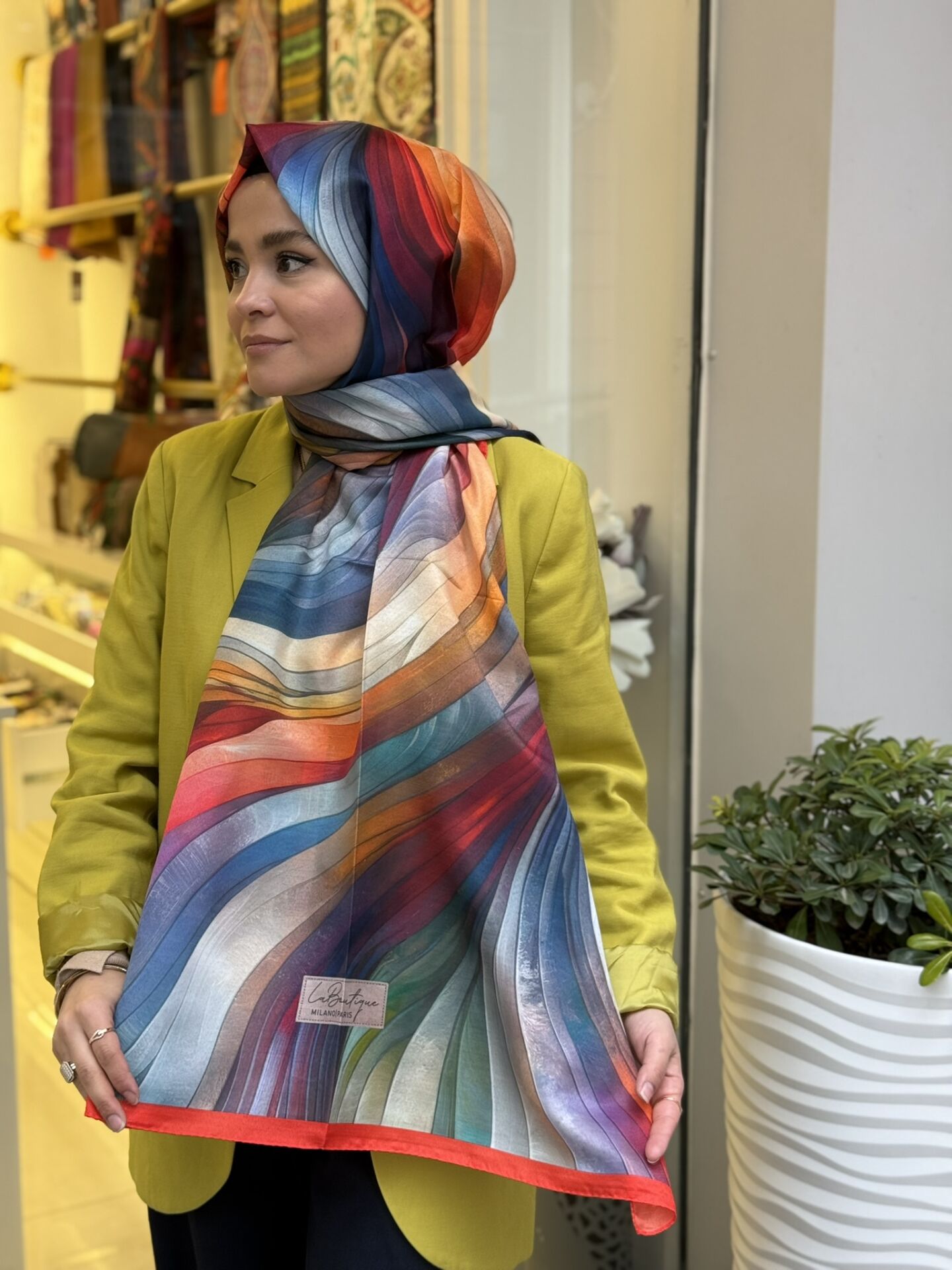 LA BOUTİQUE HERBAL ÖZEL SERİ ŞAL 70X190