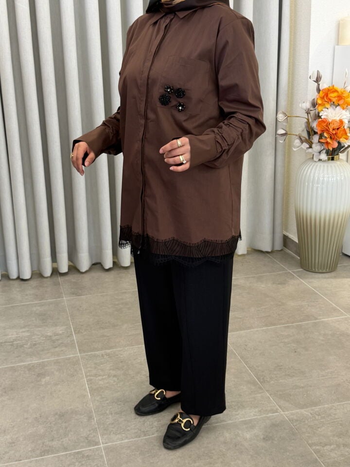 SENTEZ BELİ LASTİKLİ PANTOLON SİYAH