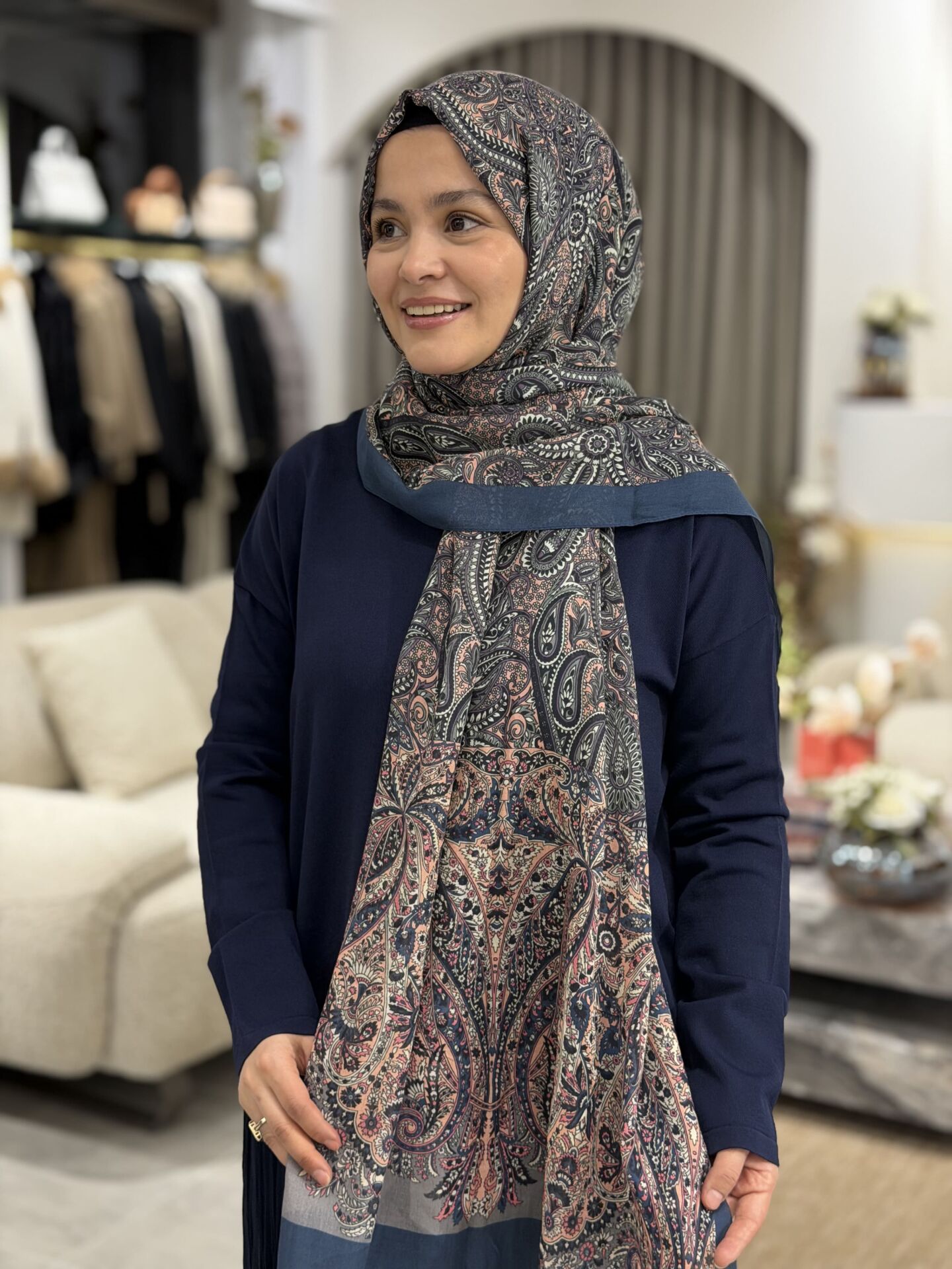 YAQA LİNDA KAŞMİR ŞAL 70X200