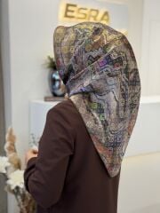 AKER SURA İPEK EŞARP