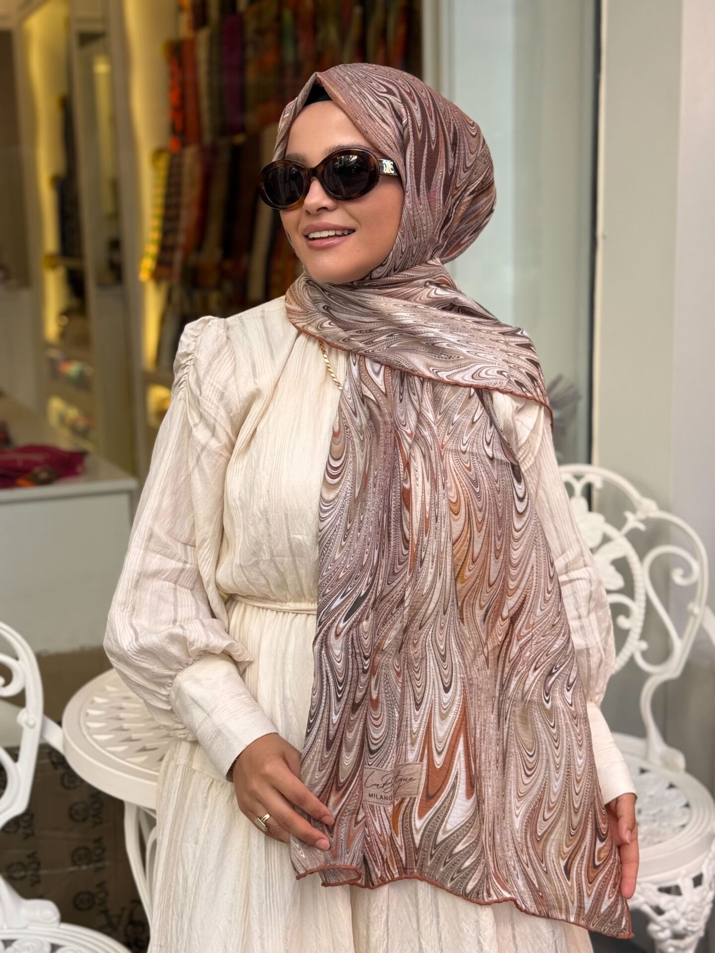 LA BOUTİQUE YAZ SERİNLİĞİ ŞAL 70X190