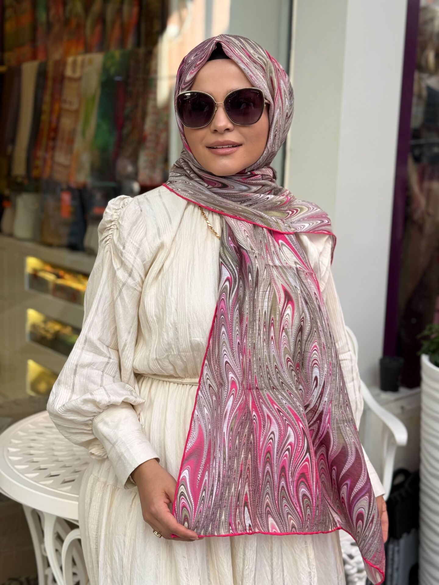 LA BOUTİQUE YAZ SERİNLİĞİ ŞAL 70X190