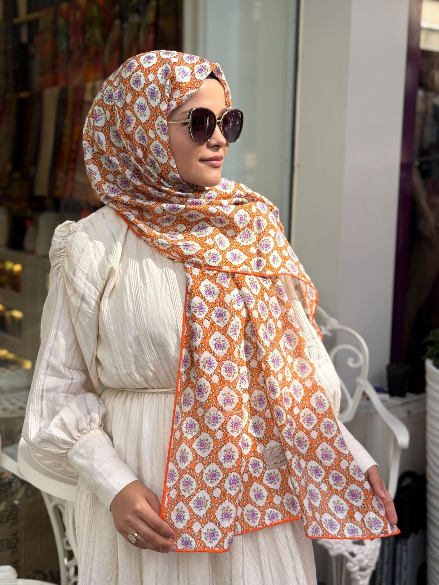 LA BOUTİQUE YAZ SERİNLİĞİ ŞAL 70X190