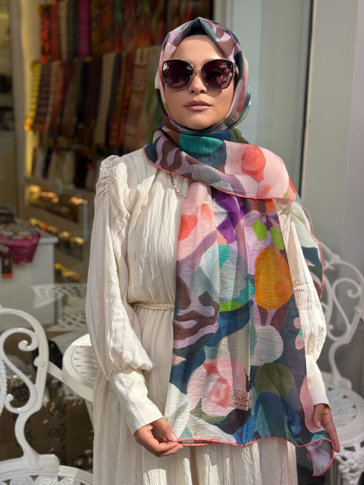 LA BOUTİQUE YAZ SERİNLİĞİ ŞAL 70X190