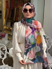 LA BOUTİQUE YAZ SERİNLİĞİ ŞAL 70X190