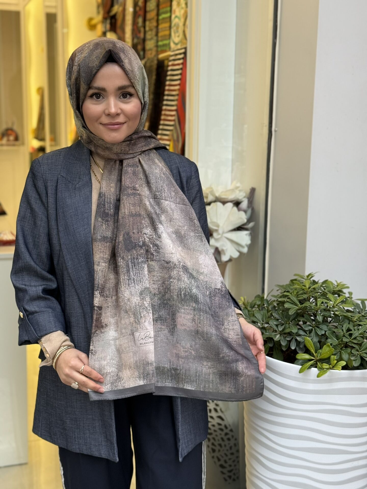 LA BOUTİQUE HERBAL ÖZEL SERİ ŞAL 70X190