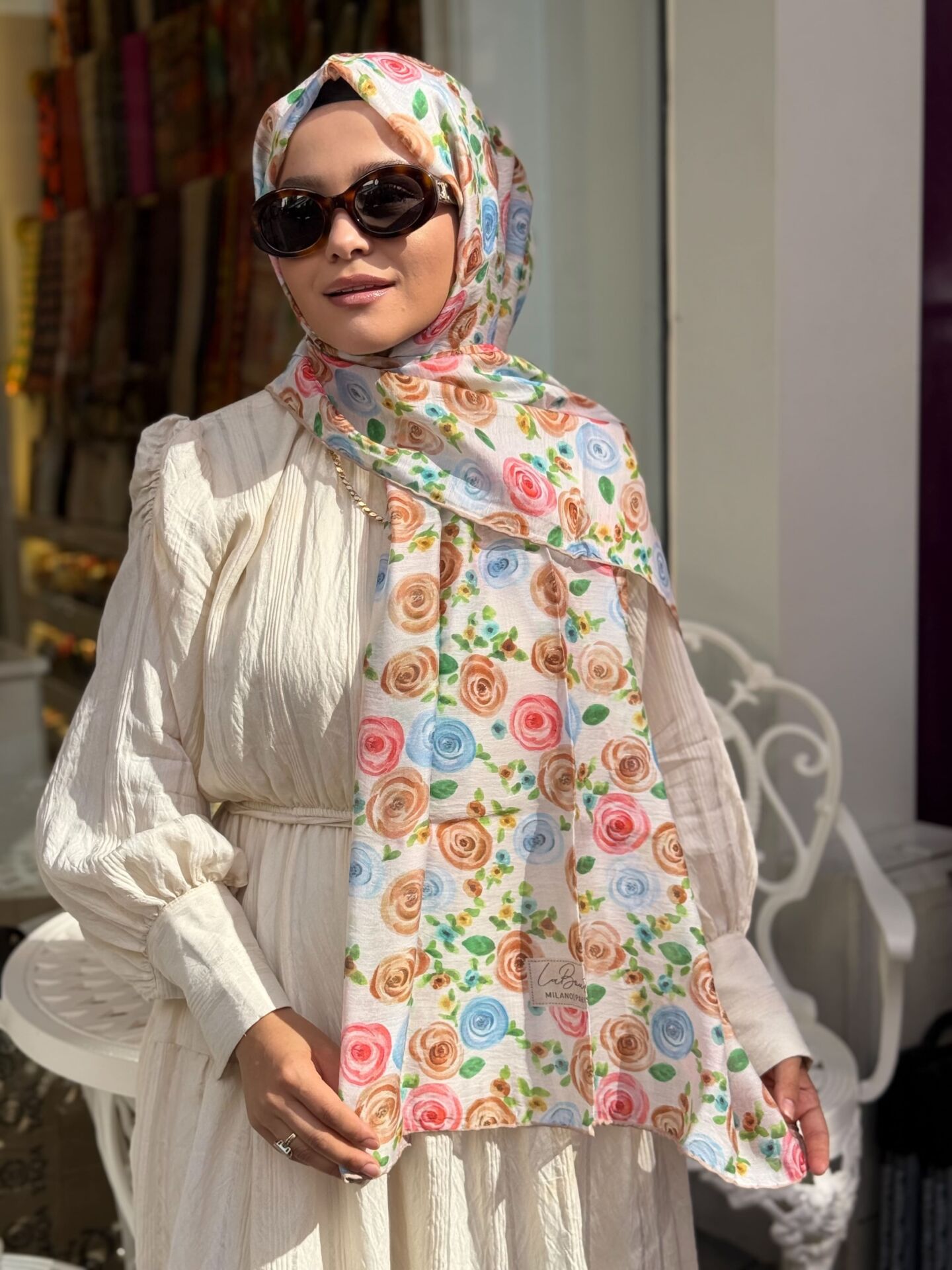 LA BOUTİQUE YAZ SERİNLİĞİ ŞAL 70X190