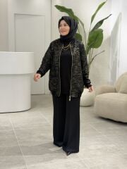 TIĞ TRİKO BOMBER JAKAR CEKET SİYAH