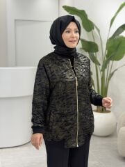 TIĞ TRİKO BOMBER JAKAR CEKET SİYAH