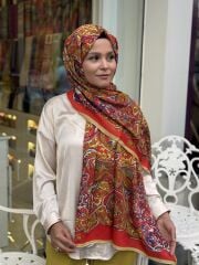 FLOŞ VİSCON RETRO TİBET ŞAL 75X190