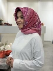 İMANNOOR TWİLL İPEK EŞARP ÇİFT TARAFLI