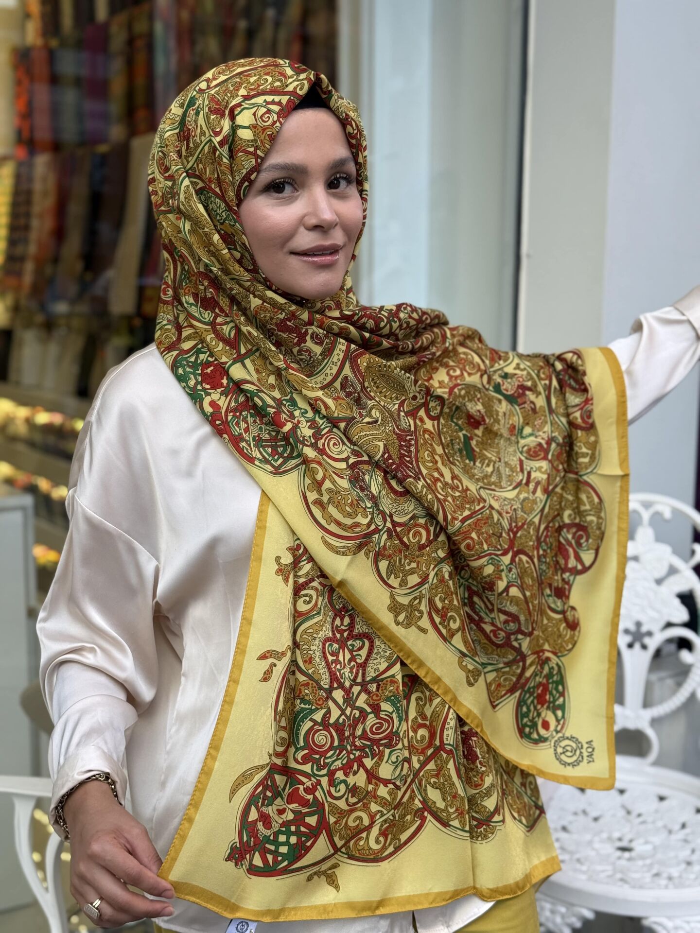 FLOŞ VİSCON RETRO TİBET ŞAL 75X190