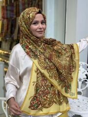 FLOŞ VİSCON RETRO TİBET ŞAL 75X190