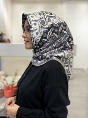 İMANNOOR TWİLL İPEK EŞARP ÇİFT TARAFLI