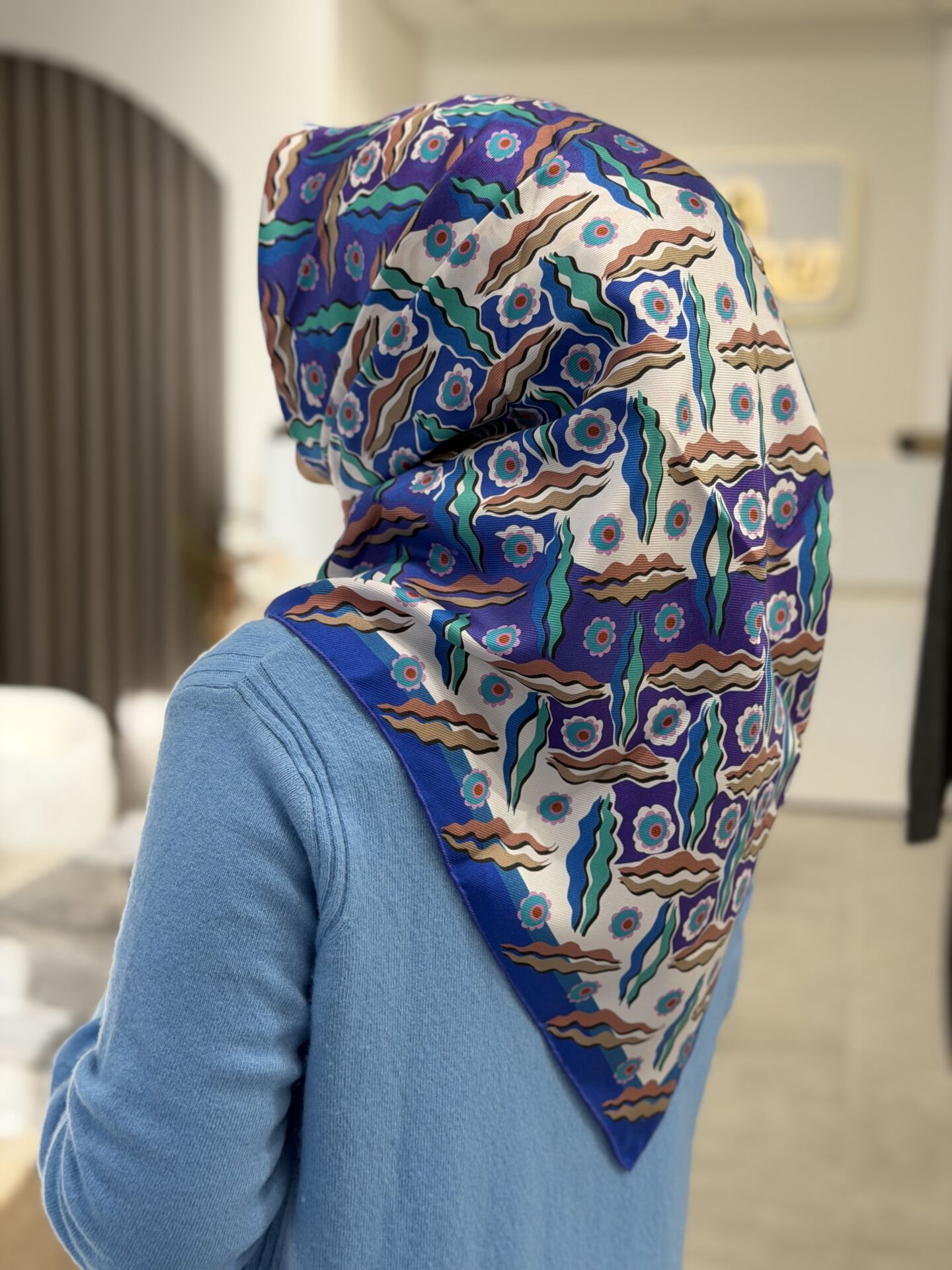 İMANNOOR TWİLL İPEK EŞARP ÇİFT TARAFLI