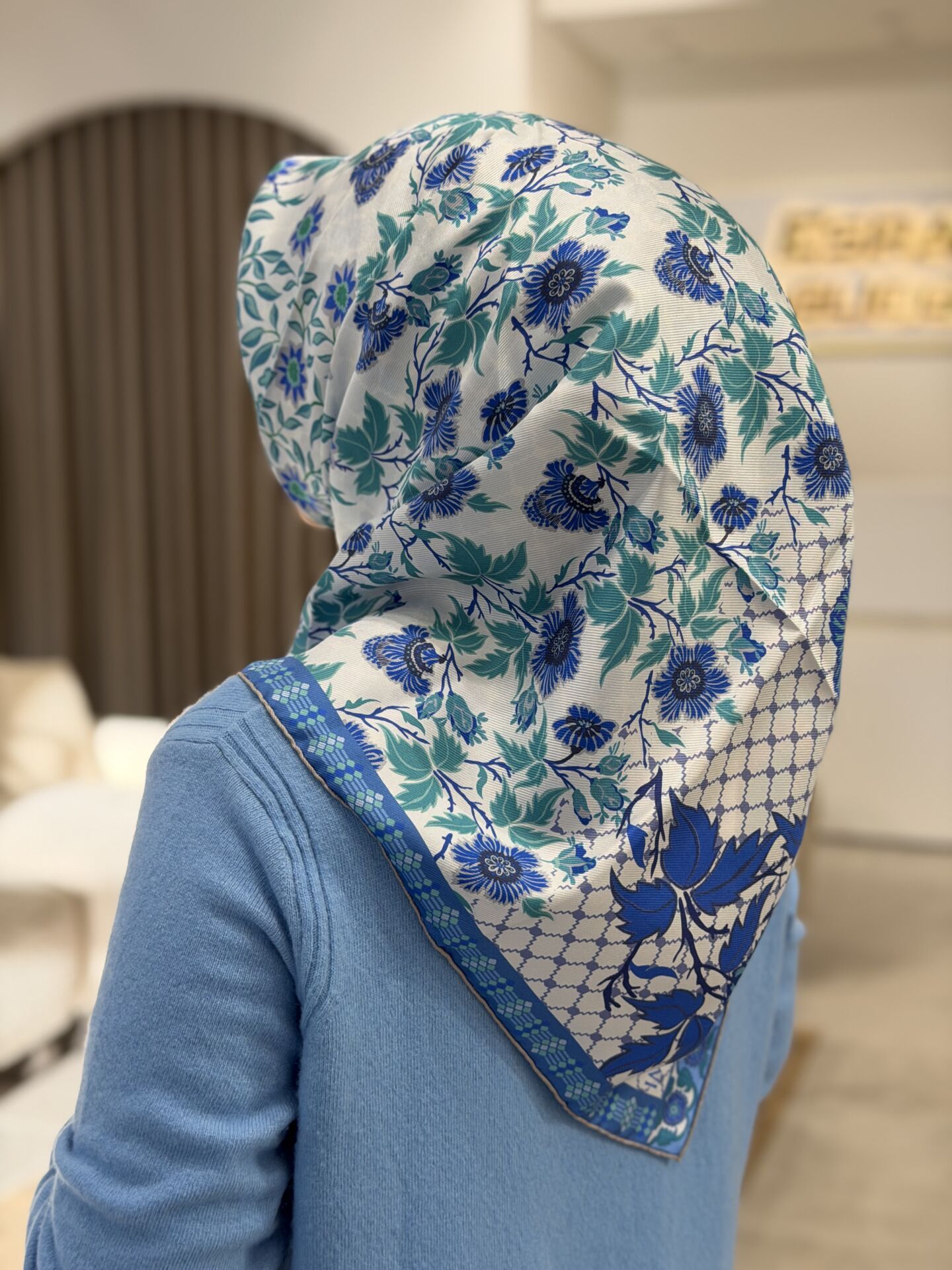 İMANNOOR TWİLL İPEK EŞARP ÇİFT TARAFLI