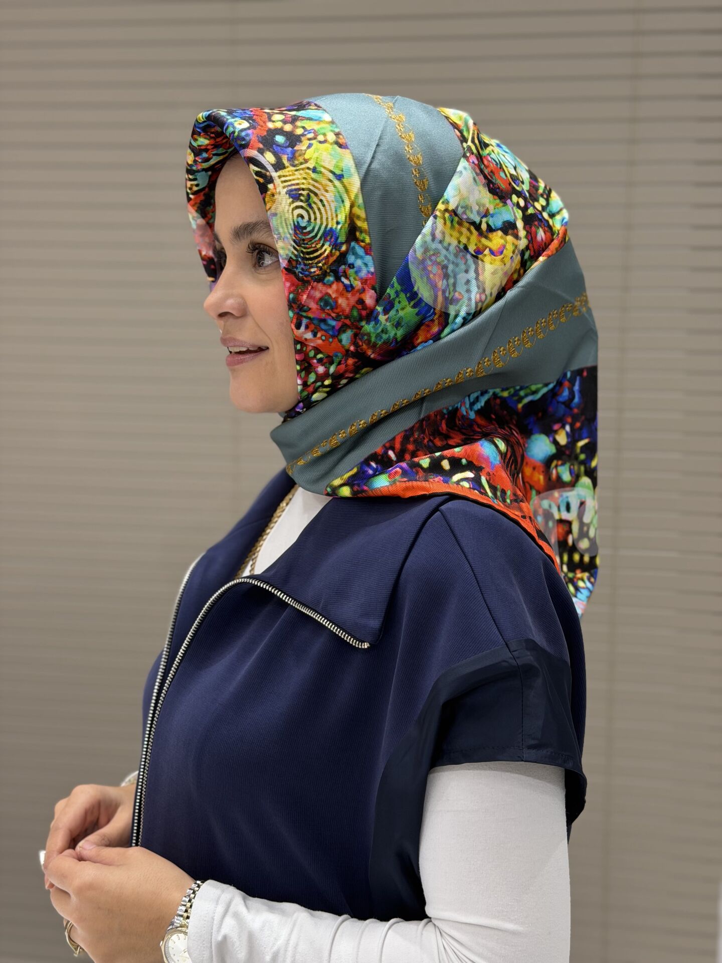 CACHAREL TWİLL İPEK EŞARP