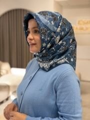 İMANNOOR TWİLL İPEK EŞARP ÇİFT TARAFLI