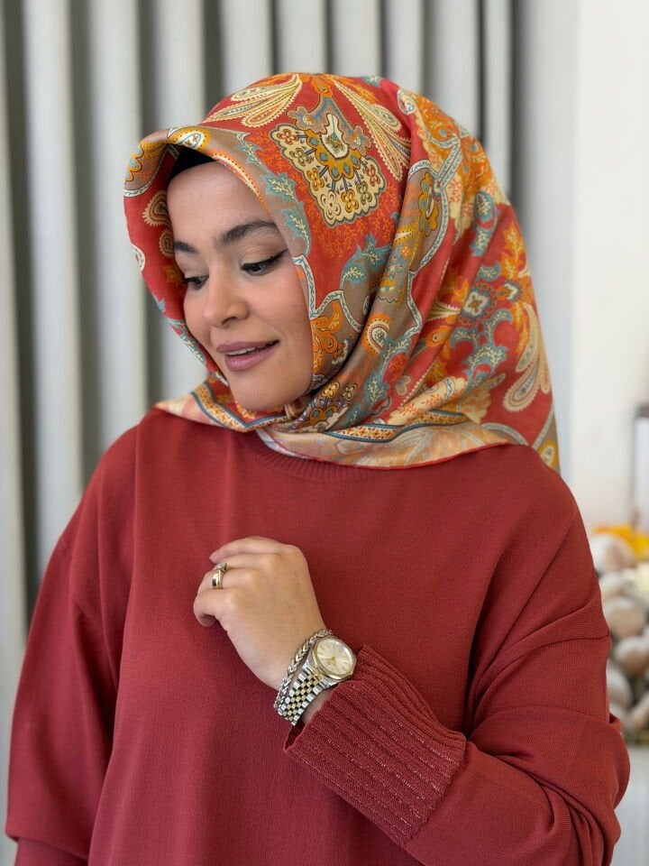 BELLİ TWİLL İPEK EŞARP