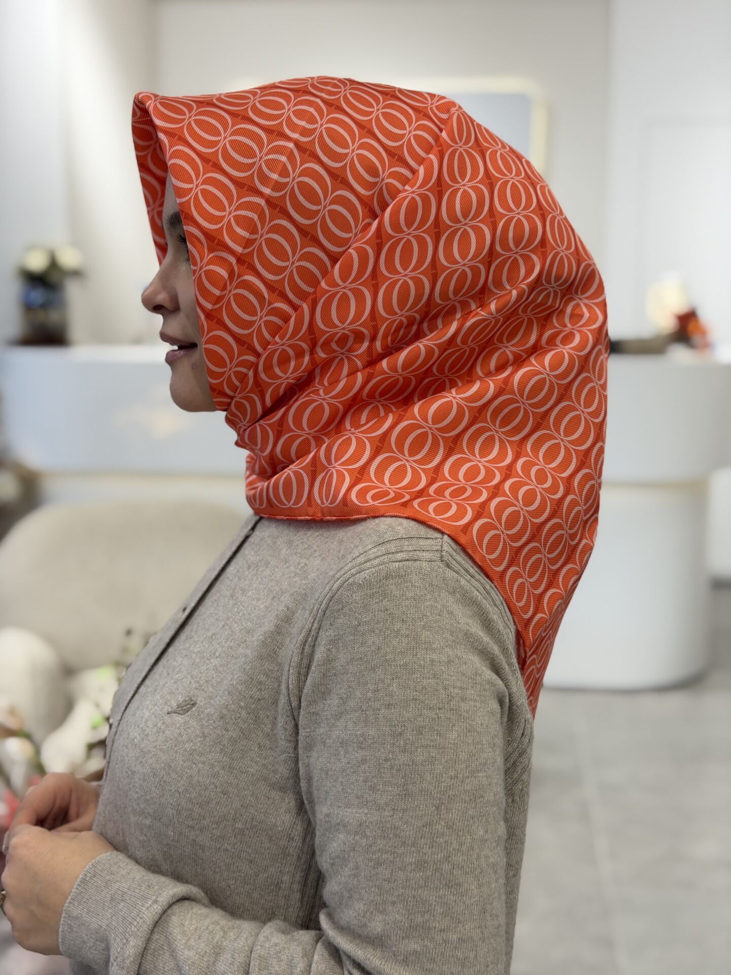 İMANNOOR TWİLL İPEK EŞARP