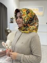 İMANNOOR TWİLL İPEK EŞARP ÇİFT TARAFLI