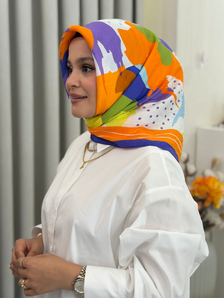 BENETTON VİSCON SIENA EŞARP PUDRA