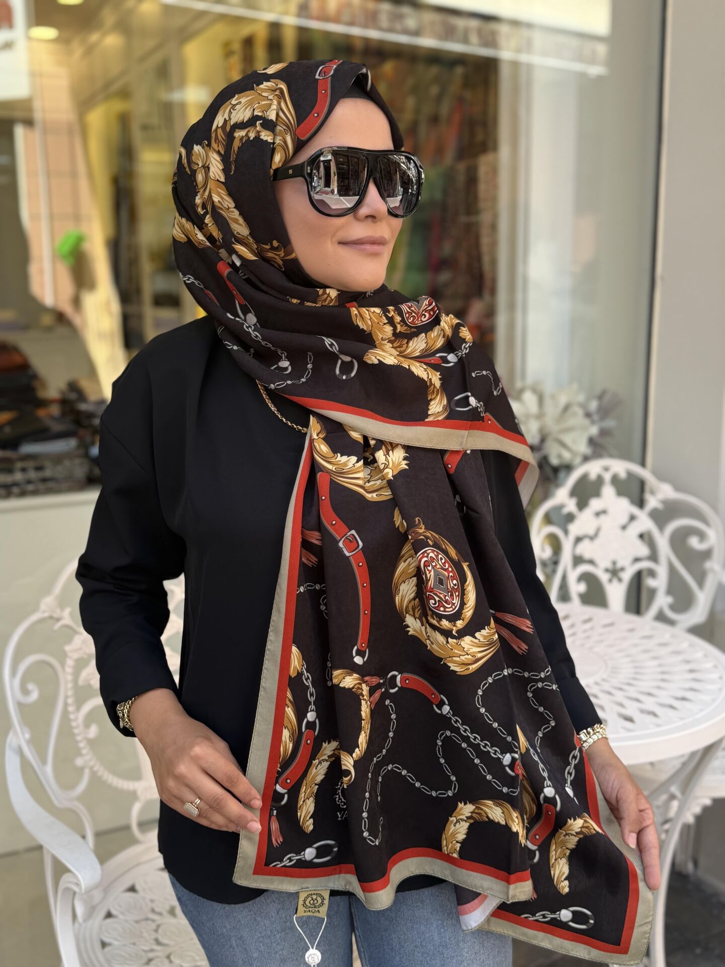 FLOŞ VİSCON CHAIN PREMİUM ŞAL 75X190