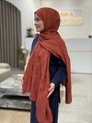 İMANNOOR DAMA DESEN NAİA ŞAL KİREMİT