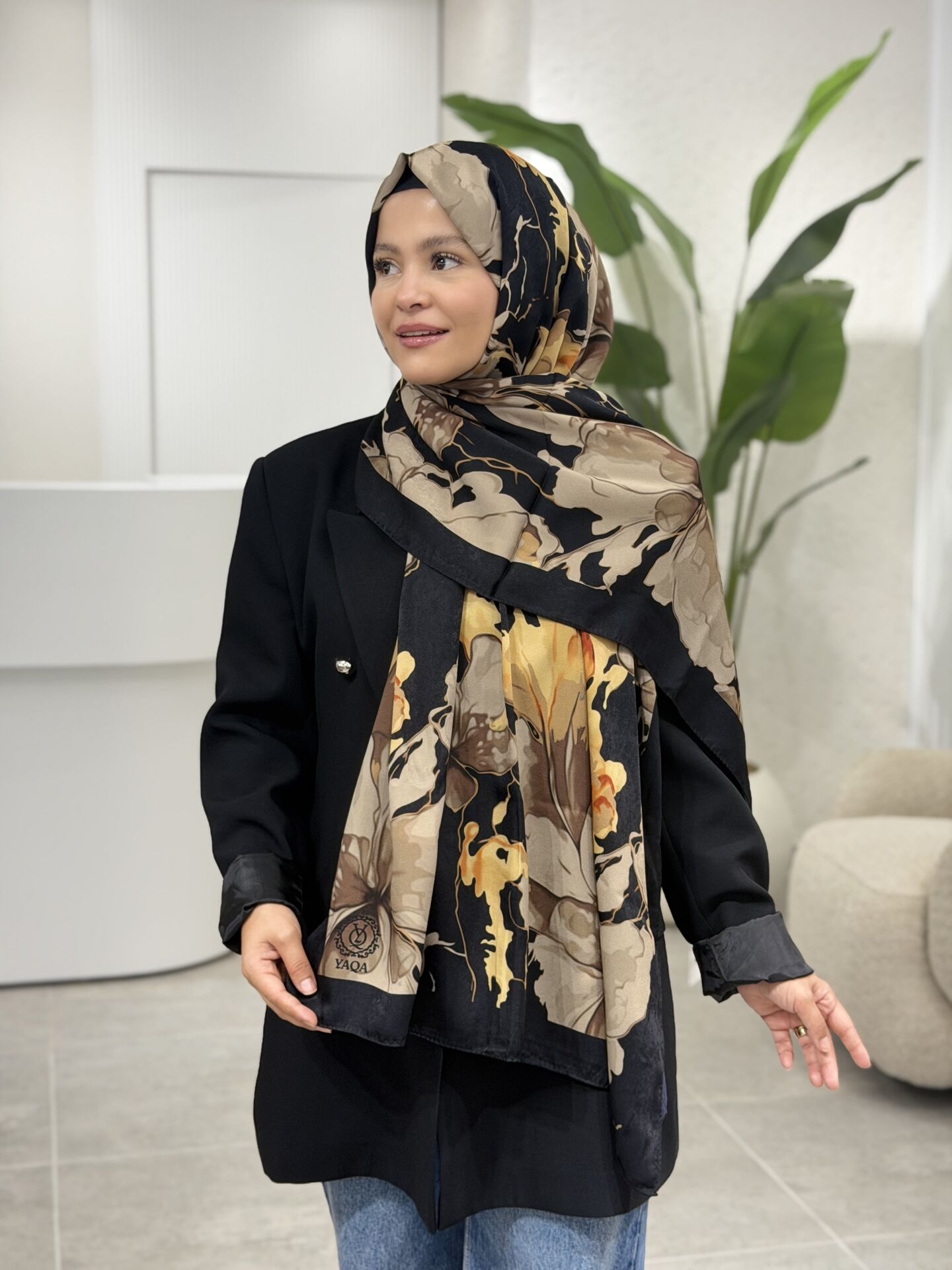 FLOŞ VİSCON FLOWER PREMİUM ŞAL 75X190
