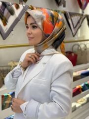 CACHAREL TWİLL İPEK EŞARP