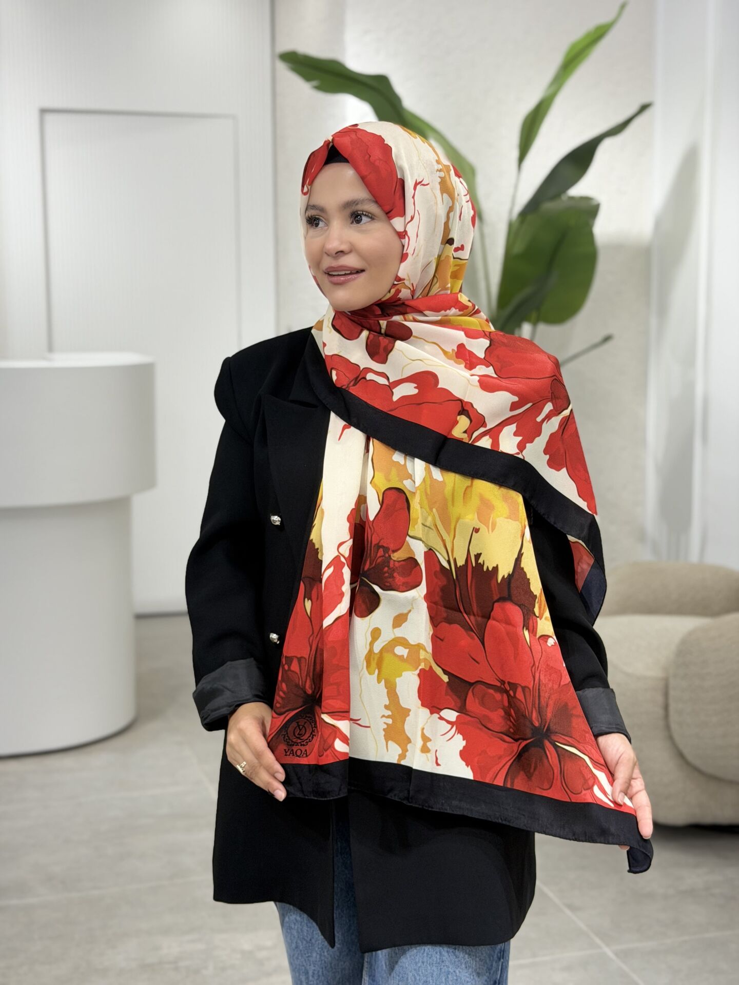 FLOŞ VİSCON FLOWER PREMİUM ŞAL 75X190