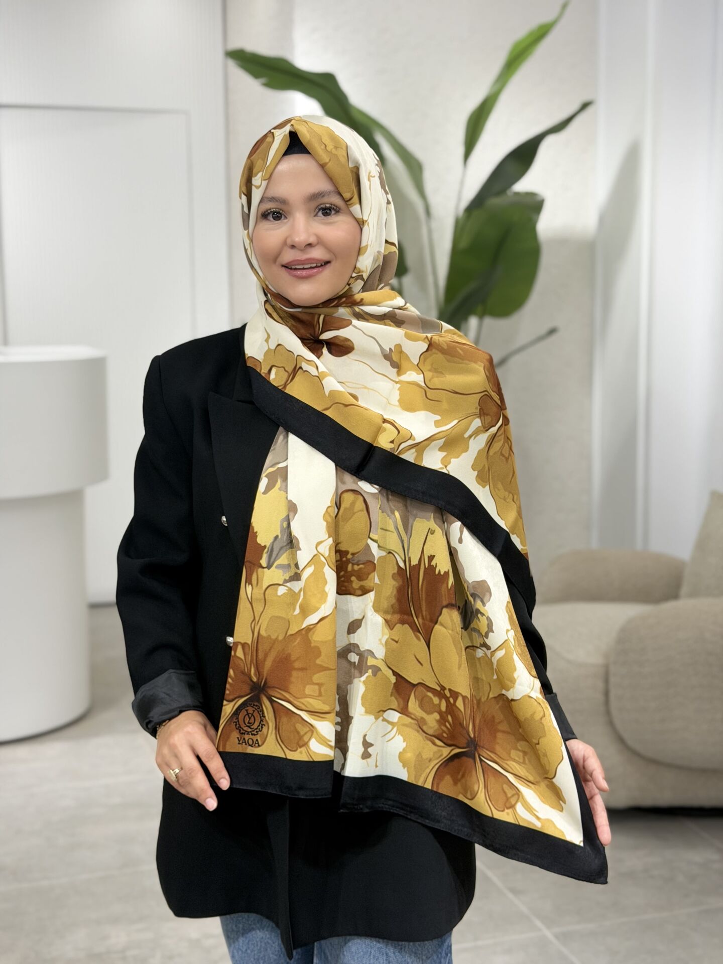 FLOŞ VİSCON FLOWER PREMİUM ŞAL 75X190