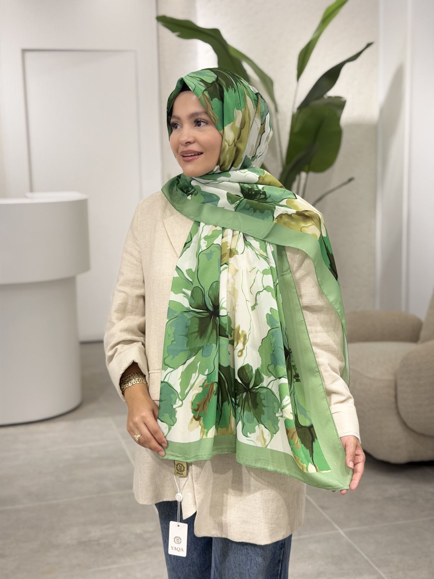 FLOŞ VİSCON FLOWER PREMİUM ŞAL 75X190