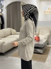 TIĞ TRİKO KAŞMİR TRİKO TUNİK BEJ