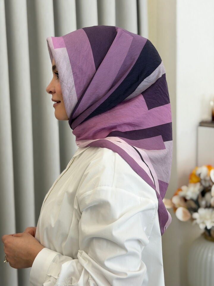 BENETTON VİSCON SIENA EŞARP MOR
