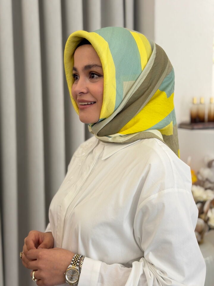 BENETTON VİSCON SIENA EŞARP HARDAL