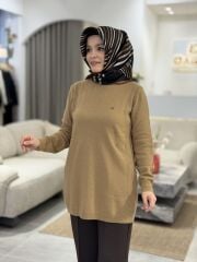 TIĞ TRİKO KAŞMİR TRİKO TUNİK CAMEL