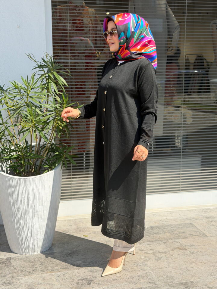 AVENNA MERSERİZE HIRKA SİYAH