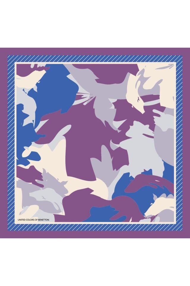 BENETTON BANDANA 45X45 MOR