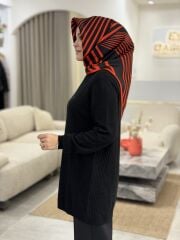 TIĞ TRİKO KAŞMİR TRİKO TUNİK SİYAH