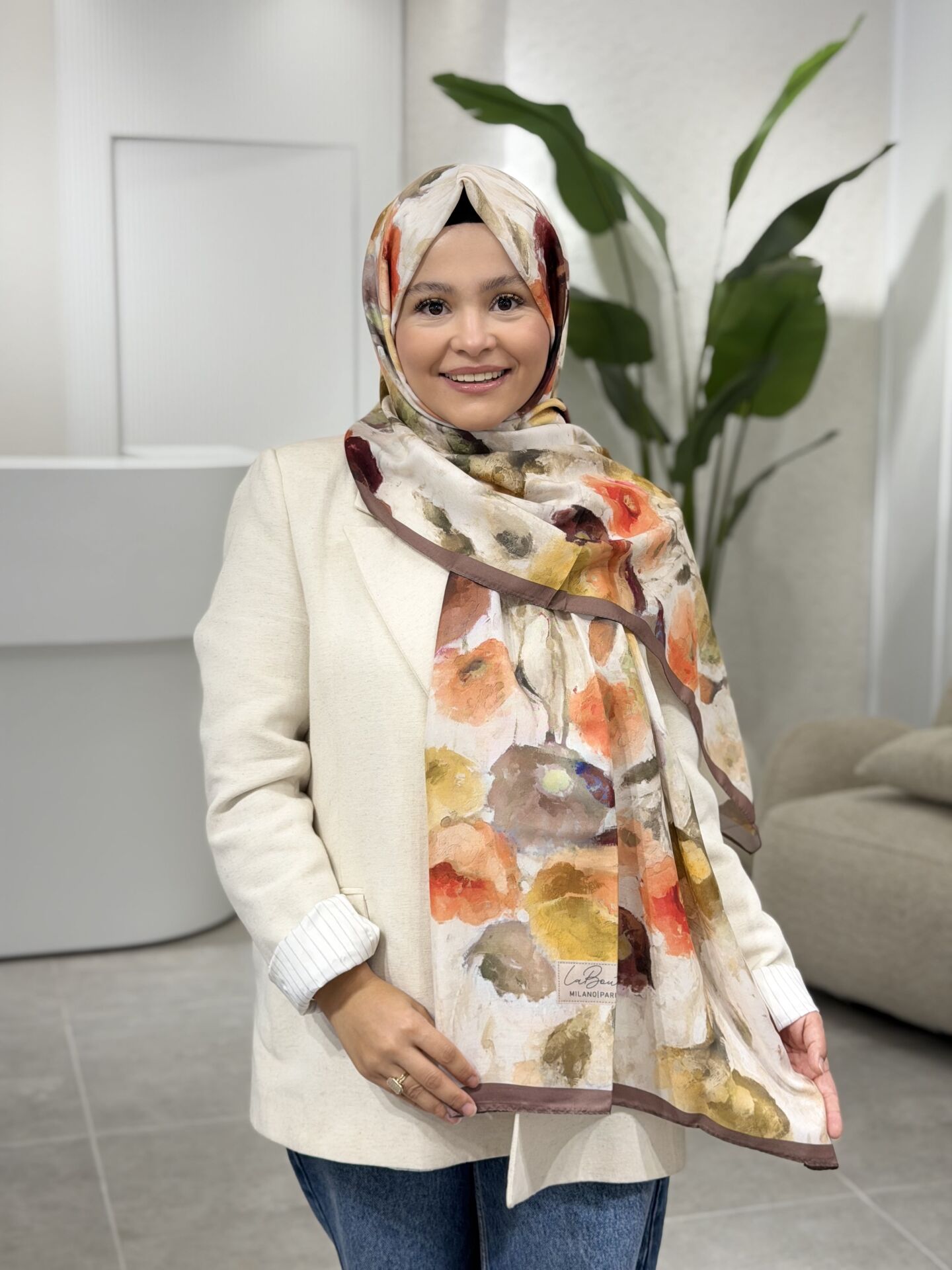 LA BOUTİQUE HERBAL ÖZEL SERİ ŞAL 70X190