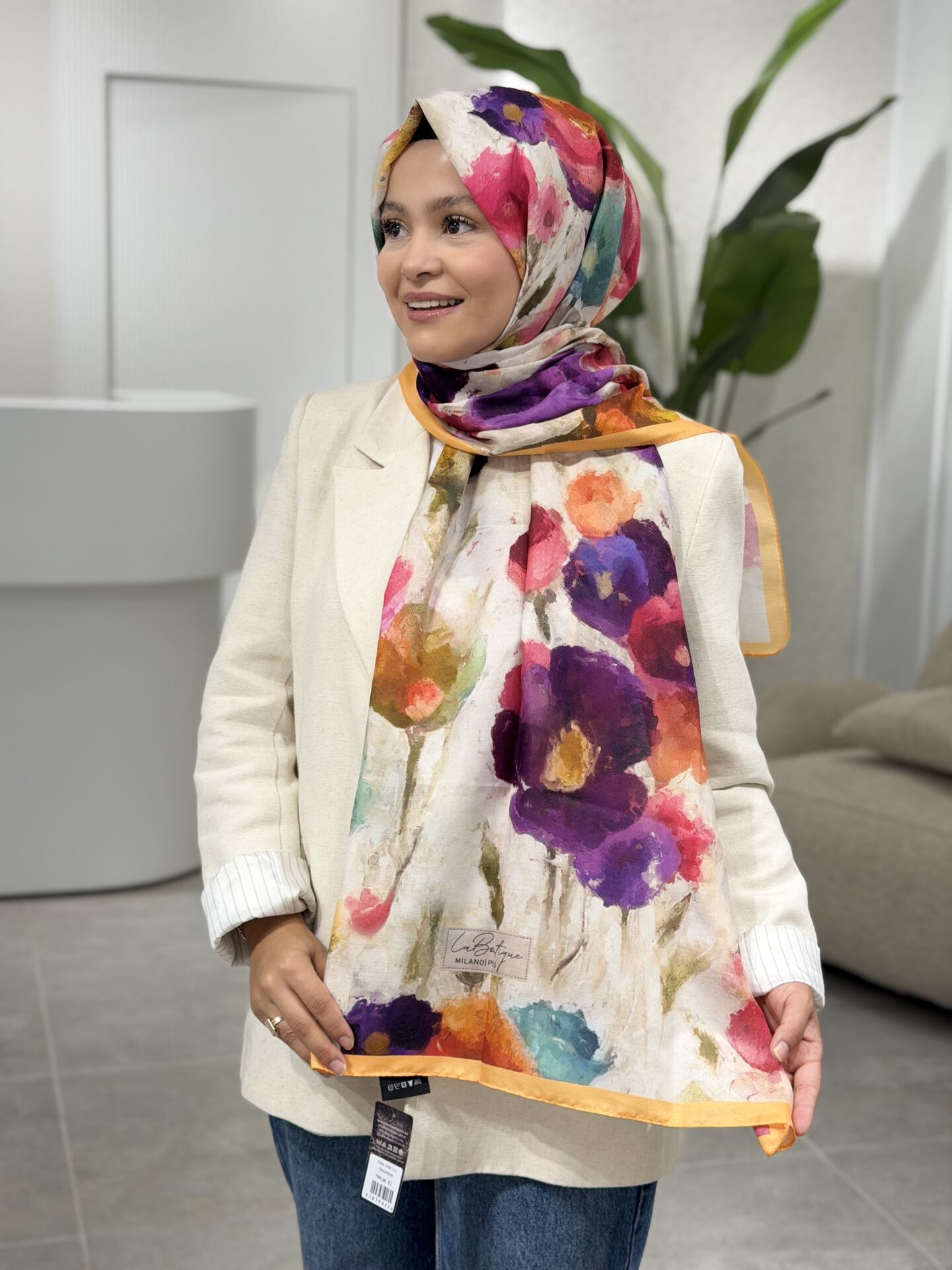 LA BOUTİQUE HERBAL ÖZEL SERİ ŞAL 70X190