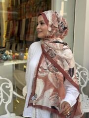 KAŞMİR İPEK ZAMBAK ŞAL 70X200
