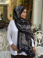 KAŞMİR İPEK ETHNİC ŞAL 70X200