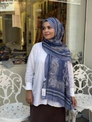 KAŞMİR İPEK ETHNİC ŞAL 70X200